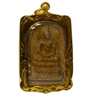 Phra Somdej To Powder Texture With Frame Necklace