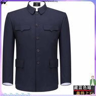 Zhongshan Clothes Men's Middle-aged Elderly Tops Dad Clothes Grandpa Casual Jackets Elderly Clothes 