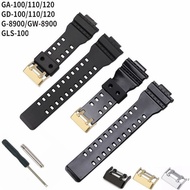 16mm Silicone Strap for CASIO G-8900 GA-150 GA-300 GD-100 GD-110 GD-120 GLS-8900/GLS-100 GR-8900/GW-