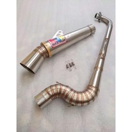 (27) Nlk jutt 51mm open spec Pipe canister 51mm open specs exhaust Pipe for Wave 125 Xrm 110/125 Wave 100/110/115 Rs125 Furry 125 Smash 115 Rusi100/10 Daeng Pipe Daeng sai4 Aun Pipe Nlk Pipe Charama Pipe Creed Pipe Kou Pipe