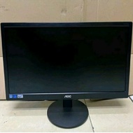 TV MONITOR LCD MERK AOC 19 INCH WIDE
KONDISI BAIK &amp; NORMAL 