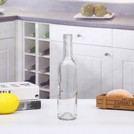 Large 375ml Glass Bottle European Style Wine Bottle Empty Bottle 3 Pounds Super Large Red Wine Bottl