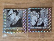 龍珠 Dragonball 40週年 銀閃貼紙 比達 東界王神 笛子魔童