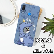 G58 - HUAWEI NOVA 3i Silicone - HUAWEI NOVA 3i pro camera Softcase - COUPLE Motif - Flexible rubber 