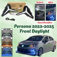 Proton Persona 2022-2025 Custom Foglamp Cover LED Daylight Front Bumper LED Spotlight DRL Fog Lamp