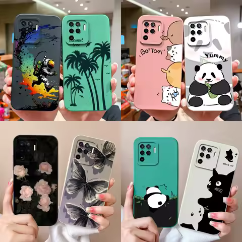 For Oppo Reno 5F 5 Lite 5Z 5K Case Cute Design Full Protection Phone Housing For Oppo Reno5 5G Soft 