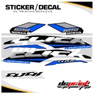 Honda Click 125i Stock Decal New Model