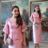 GBK ชุดออกงาน เสื้อลูกไม้ ชุดงานแต่ง งานบวช มี4สี รหัส C1003