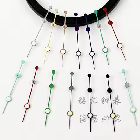NH35 12.5MM Diving Water Ghost Second Hand Red Green Blue Watch Hands For NH35/NH36/4R/7S Movement W