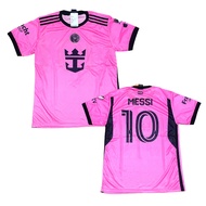 Messi Miami home dews printing auri sport football jersey