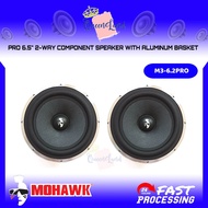 MOHAWK Car Audio 6.5 Inch 2-Way PRO Component Speaker - 22M3-6.2PRO
