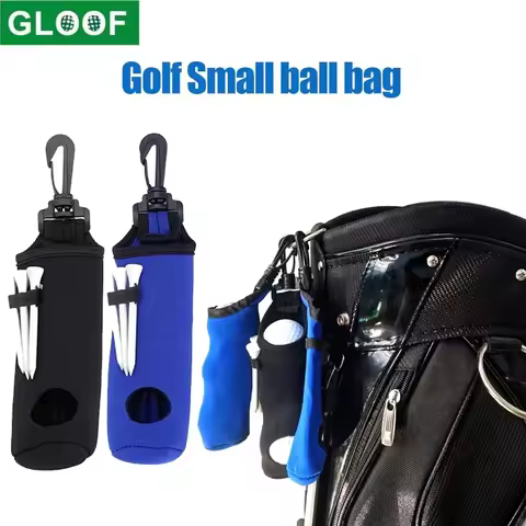 1Pcs Golf Balls Carrier Bag Golf Ball Holder Golf Bag Golf Tee Carrier Bag for 3 Balls 3 GOLF Tees
