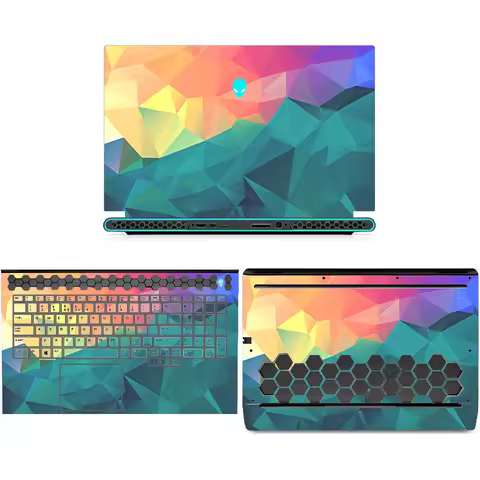 Laptop Skins for Alienware M15 R7 R5/X14 X15 X17 R1 R2/M16 R1 R2/X16 R1 Notebook Sticker for Alienwa