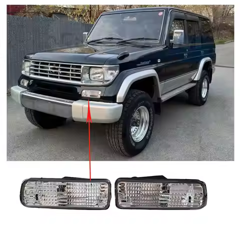 A Pair Car Fog Lamp For Toyota Land Cruiser Prado Fj70 Fj75 1993 Front Bumper Lamp