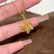Necklace Live Wholesale Large Flower Sweater Chain 18k Gold Pendant Snowflake Water Shell Pendant AU