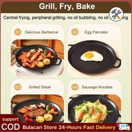 Non-Stick Grill Pan For Induction Cooker - 28cm/32cm/34cm/38cm BBQ Plate