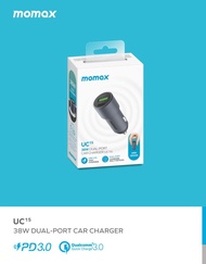 [預訂2403][特價] Momax - UC15E (UC15) 38W 雙輸出車載充電器（汽車充電器）