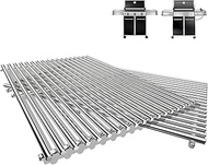 QuliMetal 19.5" SUS304 /9MM Cooking Grates for Genesis 300 Series, Genesis E310 E320 E330 S310 S320 