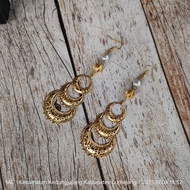 Dance earrings Indian fashion earrings/ Indian earrings Subang telinga perempuan Anting anting perem