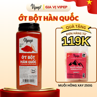 Ớt Bột Hàn Quốc Tự Nhiên Vipep Hũ Nhựa 450g