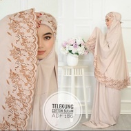 Telekung Cotton Exclusive Skali Bag /Kain Cotton /Free Bag/