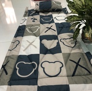 NỆM VĂN PHÒNG- NỆM NGỦ VĂN PHÒNG GẤP GỌN 80X190 CÓ GỐI + TÚI DỰNG TIỆN LỢI