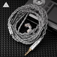 QKZ T7 336 Cores Silver-plated Earphone Upgrade Cable HlFl True Sound 2PIN S/QDC Connector Headset B