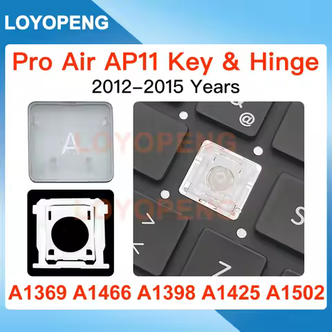Original For MacBook Pro Air 13" 15" AP11 Keycaps Keys + Hinge A1369 A1466 A1398 A1425 A1502 2010-20