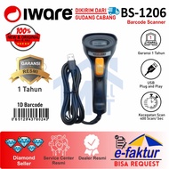 Barcode Scanner Iware Batang 1D BS1206 BS-1206 BS 1206 Wired Original