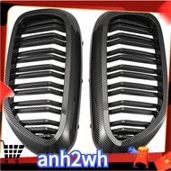 Car Front Kidney Grille Carbon Fiber Style Grill For     5 Series G30 G38 2017 -2020