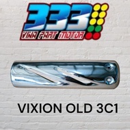 VIXION OLD 3C1 EXHAUST SHIELD VIXION OLD EXHAUST COVER VIXION OLD EXHAUST COVER 3C1