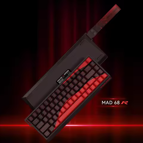 Madlions Mad 60He Gaming Mechanical Keyboard MAD68 Wired Keyboard Mad60 HE PRO Custom MAD68 he Speci