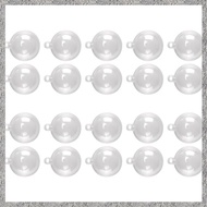 New Transparent Openable Plastic  Ball Transparent Bauble Decoration Gift Box 3CM