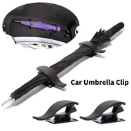 2Pcs Car Umbrella Holder Hooks, ABS Auto Seat Back Trunk Umbrella Organizer Clips,Universal Car Acce