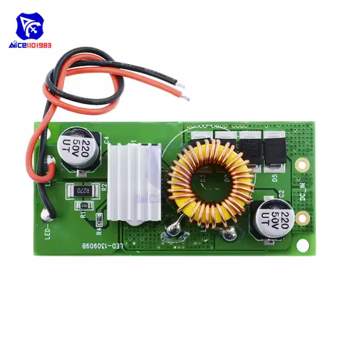 diymore 10W/20W/30W/50W LED Constant Current Driver Module DC-DC DC 9 -24V to 30 -38V Step Up Boost 
