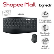 Logitech MK850 Multi-Device Bluetooth Wireless Keyboard and Mouse Set - Logitech Flow Technology - G