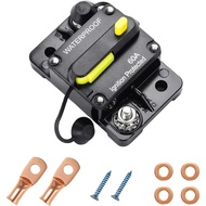 60 Amp Car Circuit Breaker, 12V-48V DC Waterproof AMP Breaker with Manual Reset Switch, Resettable I