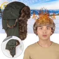 High Quality Men's Winter Trapper Trooper Earflap Warm Russian Waterproof Ski Hat er Hat Russian War
