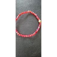 Red crystal bracelet