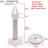 spike ลำโพง วัสดุ stainless 316L set 8 คู่ spike พร้อมจานรองอย่างดี สแตนเลสเกรดสูงไร้สนิม ไม่ดำ (ขนา