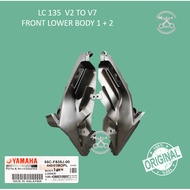 YAMAHA LC135 V2 - V7 FRONT LOWER INNER COVER KIRI KANAN 100% HLY 55C-F835J-00 / 55C-F835K-00