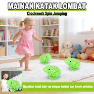 Cute Jumping Frog Plastic Frog Spin Toy