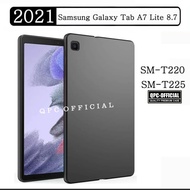 Samsung Tab A7 Lite T225 Samsung Tab A8 10.5 X205 Silicone Soft Case Ultrathin Black Matte Premium S