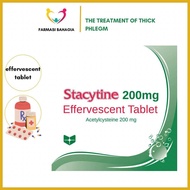 [EXP 4/2027] Stacytine 200mg Effervescent Tablet 16’s (Acetylcysteine 200mg) (Phlegm / Kahak)