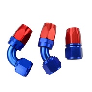 UNIVERSAL STRAIGHT BRAIDED AN12 FITTING 90 DEGREES AND 45 DEGREES - 45 DEGREES