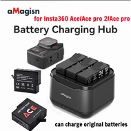 aMagisn Charger Box 1800mAh Battery For Insta360 Ace Pro 2/Ace Pro/Ace Battery Charger Charging Hub 