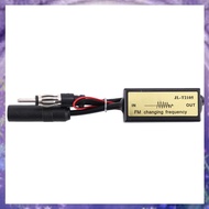 (TQYV) 2X FM Changer Frequency Converter Antenna Radio Band Expander for Japanese Car Accessory
