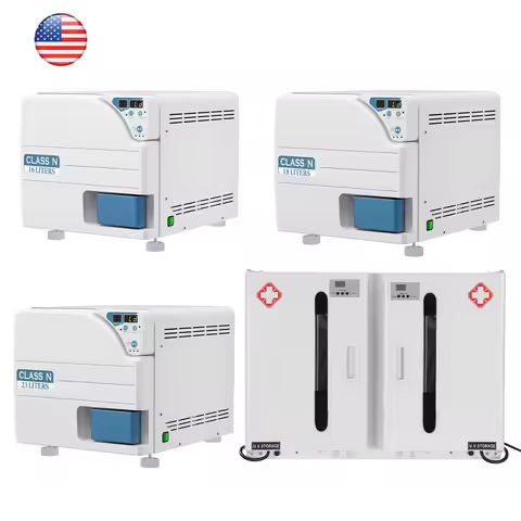 ETERFANT 16/18/23L Class N Dental Automatic Medical Autoclave Pressure Steam Sterilizer with Drying 
