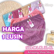 6 12 Pcs/ Dozen Women's Panties TALENT/AikKo Women's CD Dozens Amazing Shop Surabaya Cheap