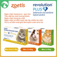 Revolution PLUS Nhỏ Gáy Phòng Ngừa & Loại Trừ Bọ Ve Rận Cho Mèo
